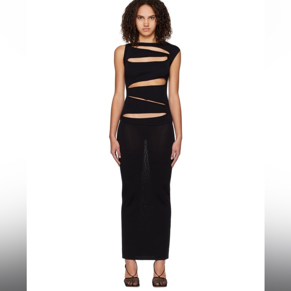 Christopher Esber Dresses & Skirts - CHRISTOPHER ESBER
Black Slashed Maxi Dress